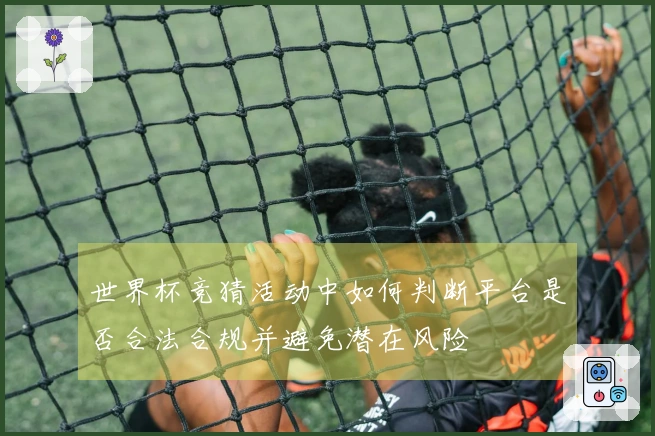 世界杯竞猜活动中如何判断平台是否合法合规并避免潜在风险